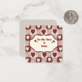 De Correspondance Carte pour ma note unique (Devant/Arrière en situation)