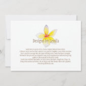 De Correspondance Carte pour notes Dauphin d'aquarelle (Dos)