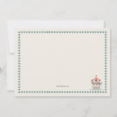 De Correspondance Carte pour notes du Carousel Merci (Dos)