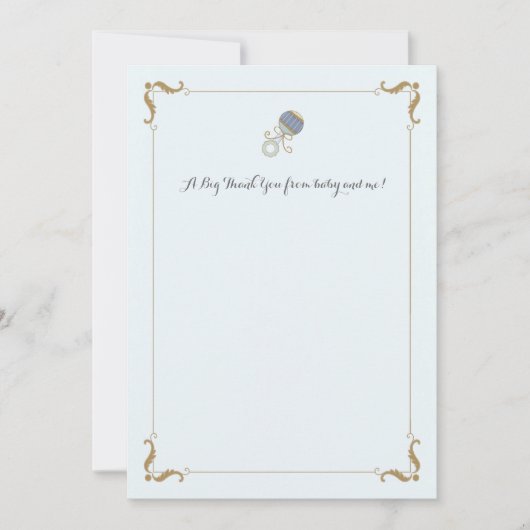 De Correspondance Carte pour notes Merci (Devant)