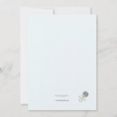 De Correspondance Carte pour notes Merci (Dos)