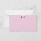 De Correspondance Carte pour notes monogramme (Devant)