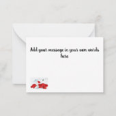 De Correspondance Carte pour notes personnalisable Modifier l'avant  (Dos)