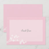 De Correspondance Carte pour notes personnalisé Devout (Devant / Derrière)