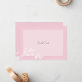 De Correspondance Carte pour notes personnalisé Devout (Devant/Arrière en situation)