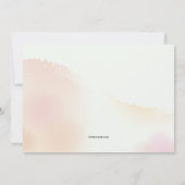 De Correspondance Carte pour notes Plante Cyclamen (Dos)