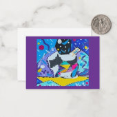 De Correspondance Carte pour notes plat (Devant/Arrière en situation)