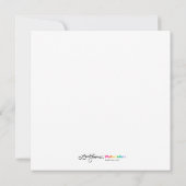 De Correspondance CARTE POUR NOTES plat CA Poppy (Dos)