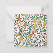 De Correspondance Carte pour notes PLAT : WILLIAM MORRIS ; POMEGRANA (Devant)