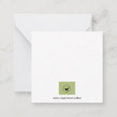 De Correspondance Carte pour notes Raven Moon (Dos)