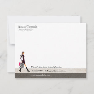 De Correspondance Carte pour notes Shopper sophistiqué
