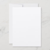 De Correspondance Carte pour notes social avec nom professionnel (Dos)
