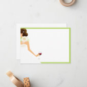 De Correspondance Carte pour notes supplémentaire (Devant/Arrière en situation)