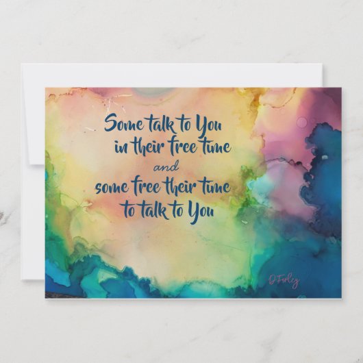 De Correspondance Carte pour notes toutes les occasions (Devant)