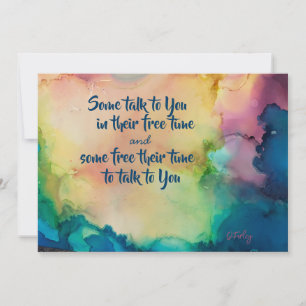 De Correspondance Carte pour notes toutes les occasions
