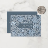 DE CORRESPONDANCE CARTE POUR NOTES : WILLIAM MORRIS : JASMINE (Devant/Arrière en situation)