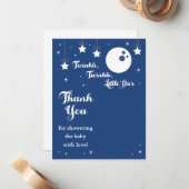 De Correspondance Carte préférée Navy Blue Twinkle, Twinkle Little S (Devant/Arrière en situation)