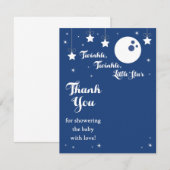 De Correspondance Carte préférée Navy Blue Twinkle, Twinkle Little S (Devant / Derrière)