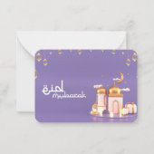 De Correspondance Carte Purple Aïd Moubarak (Devant)