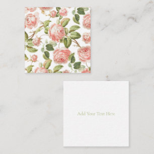 DE CORRESPONDANCE CARTE REMARQUE PLAT : ROSES VINTAGES