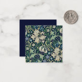 DE CORRESPONDANCE CARTE REMARQUE PLAT : WILLIAM MORRIS : HONEYSUCKLE (Devant/Arrière en situation)