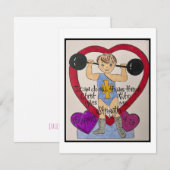 De Correspondance Carte Retro Valentine (Devant / Derrière)