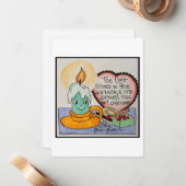 De Correspondance Carte Retro Valentine (Devant/Arrière en situation)