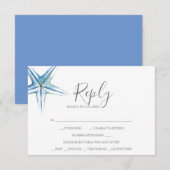 De Correspondance Carte RSVP Aquarelle (Devant / Derrière)