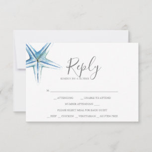 De Correspondance Carte RSVP Aquarelle