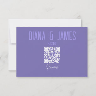 De Correspondance Carte RSVP avec code QR