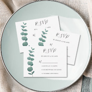 De Correspondance Carte RSVP Eucalyptus minimum du budget