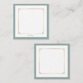 De Correspondance Carte Sage Note Personnalisée (Devant / Derrière)