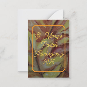 De Correspondance Carte Saint Thanksgiving Parish personnalisée