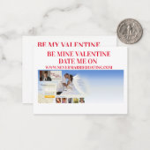 De Correspondance Carte Saint-Valentin Jamais Marié Rencontre. Com (Devant/Arrière en situation)