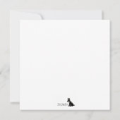 De Correspondance Carte Schnauzer Dog Flat Note (Dos)