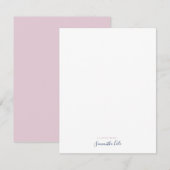 De Correspondance Carte simple à papier à lettres personnalisées (Devant / Derrière)