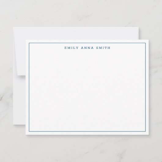 De Correspondance Carte simple Blue Modern Professional (Devant)