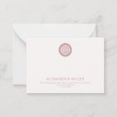 De Correspondance Carte simple et élégante (Devant)