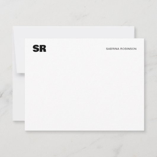 De Correspondance Carte simple Gras (Devant)