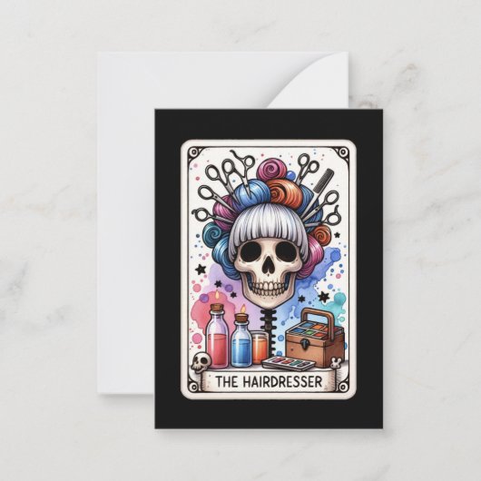 De Correspondance Carte Tarot Flat Note du coiffeur (Devant)
