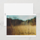 De Correspondance Carte Thanksgiving Autumn Meadow (Devant / Derrière)