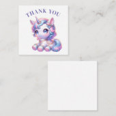 De Correspondance Carte Unicorn Merci (Devant / Derrière)