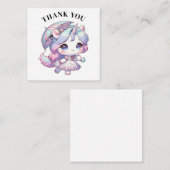 De Correspondance Carte Unicorn Merci (Devant / Derrière)