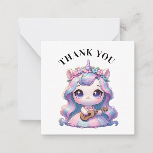 De Correspondance Carte Unicorn Merci (Devant)