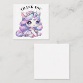 De Correspondance Carte Unicorn Merci (Devant / Derrière)