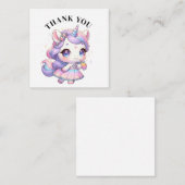 De Correspondance Carte Unicorn Merci (Devant / Derrière)