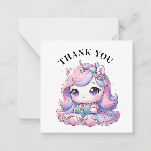 De Correspondance Carte Unicorn Merci (Devant)