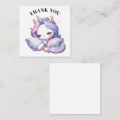 De Correspondance Carte Unicorn Merci (Devant / Derrière)