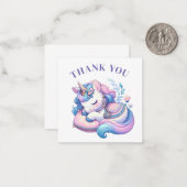 De Correspondance Carte Unicorn Merci (Devant/Arrière en situation)