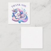 De Correspondance Carte Unicorn Merci (Devant / Derrière)
